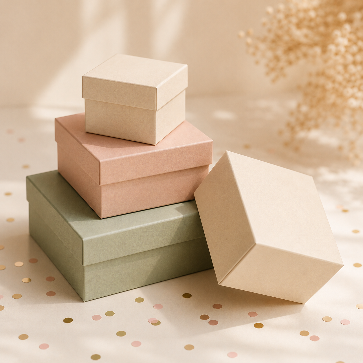 Full-color printed influencer box styled for a product launch campaign